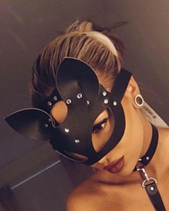 Crystal Cat Mask Halloween Costume Rave - Image 4