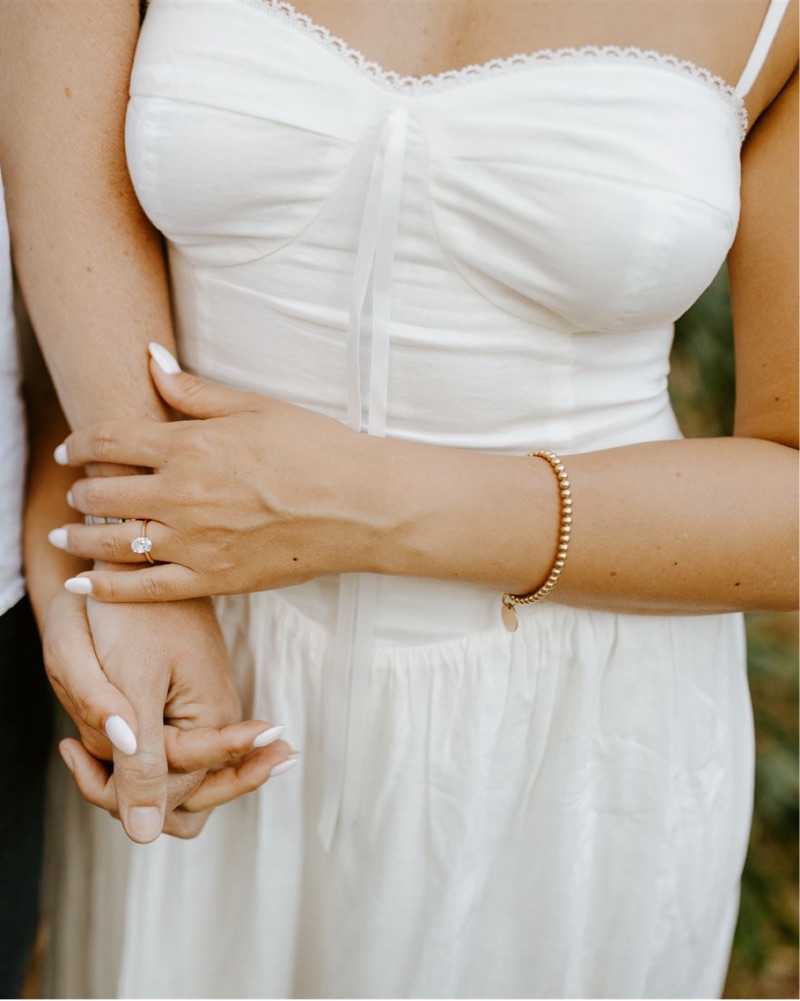 drop waist white linen dress ELODIE Strapless Drop Waist Midi Dress with Sash Neckpiece (White Linen  Blend) main image 0