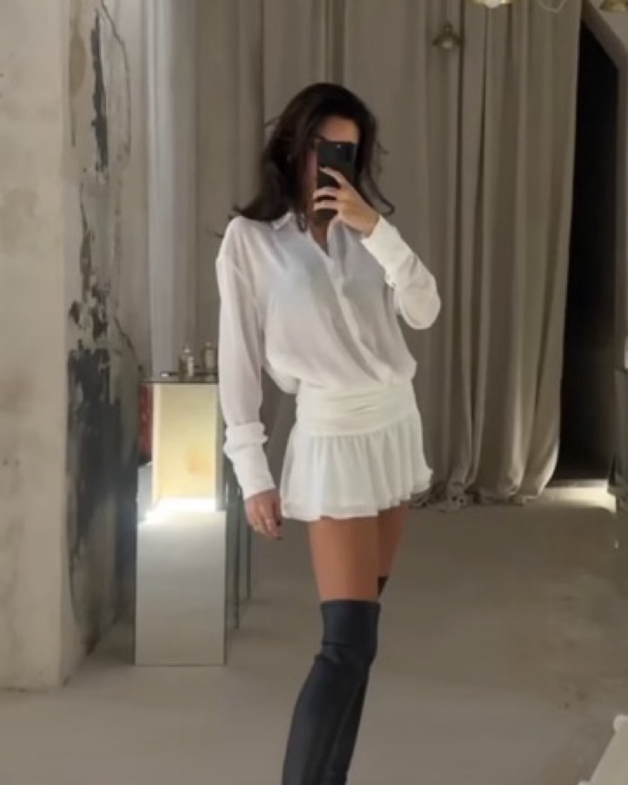 knee length dresses for ladies STARS ALIGN MINI DRESS main image 0
