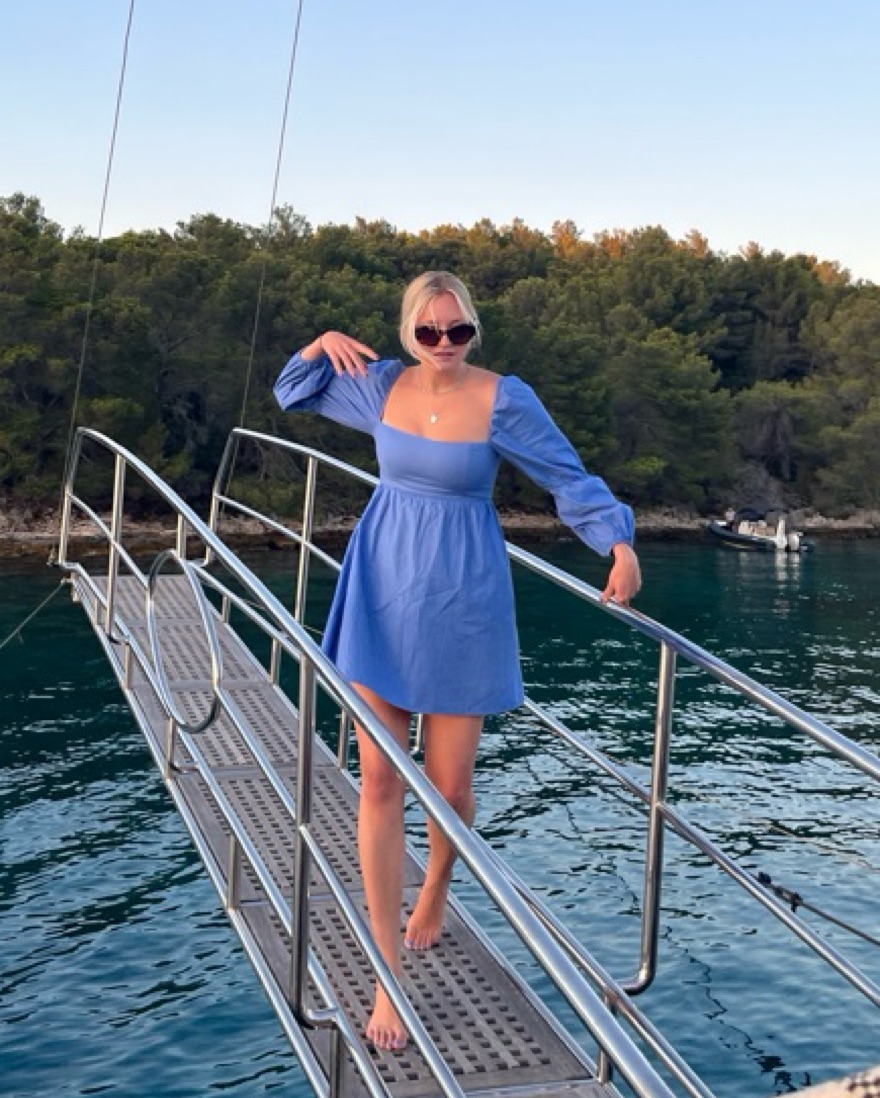 Reformation Blue Dress by Reformation - Pickle