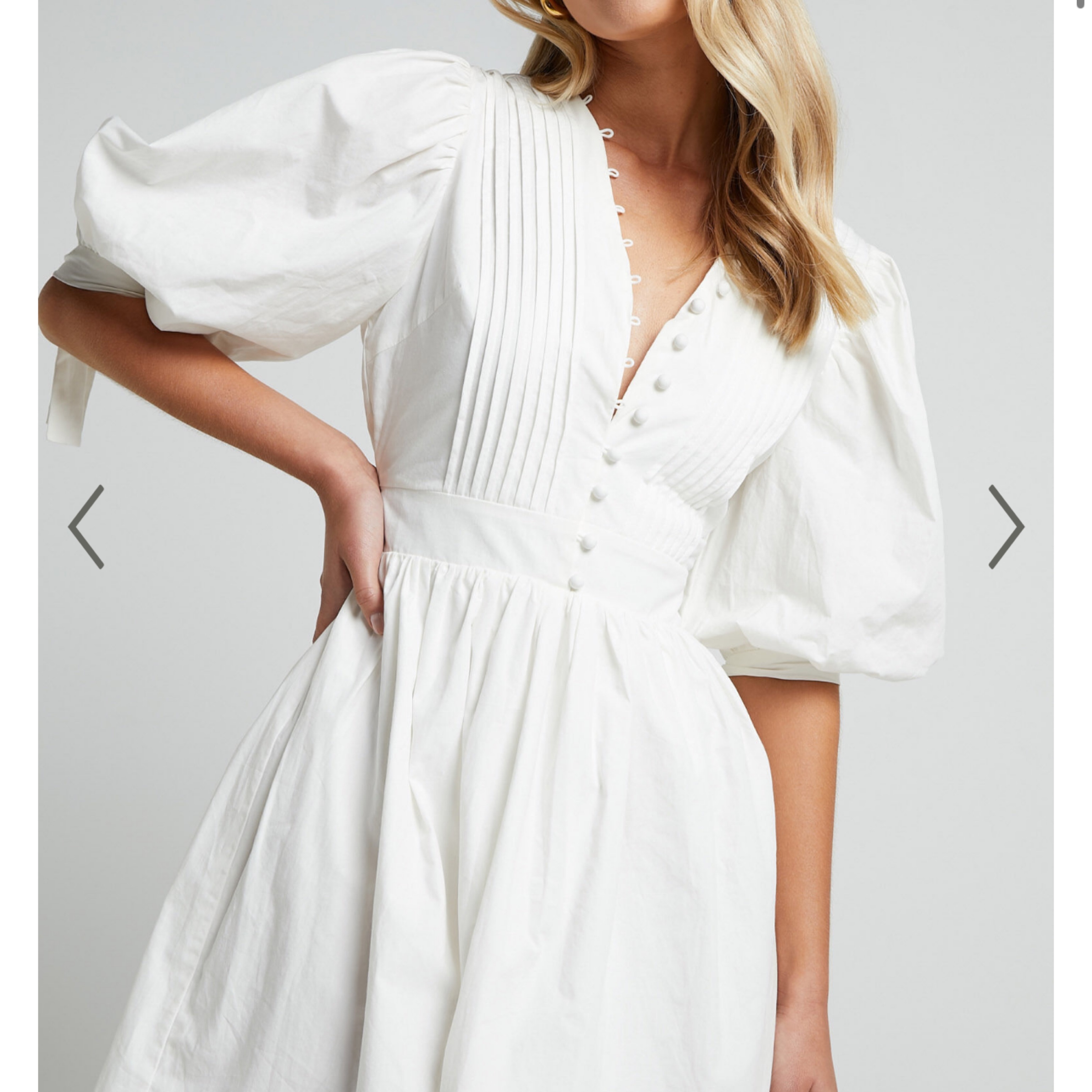 Showpo White Puff Sleeve mini dress by Showpo - Pickle