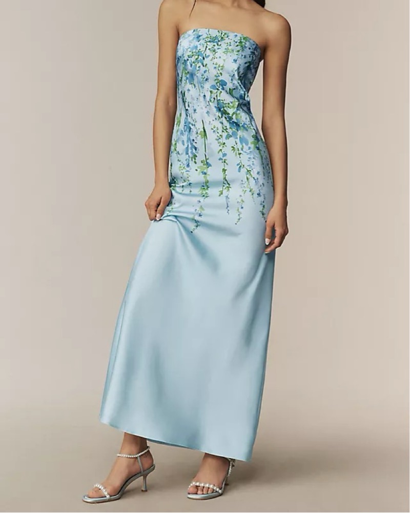 anthropologie blue satin dress NWT Anthropologie Dark Teal Green Satin Wrap Dress Size 0  alineconsignment