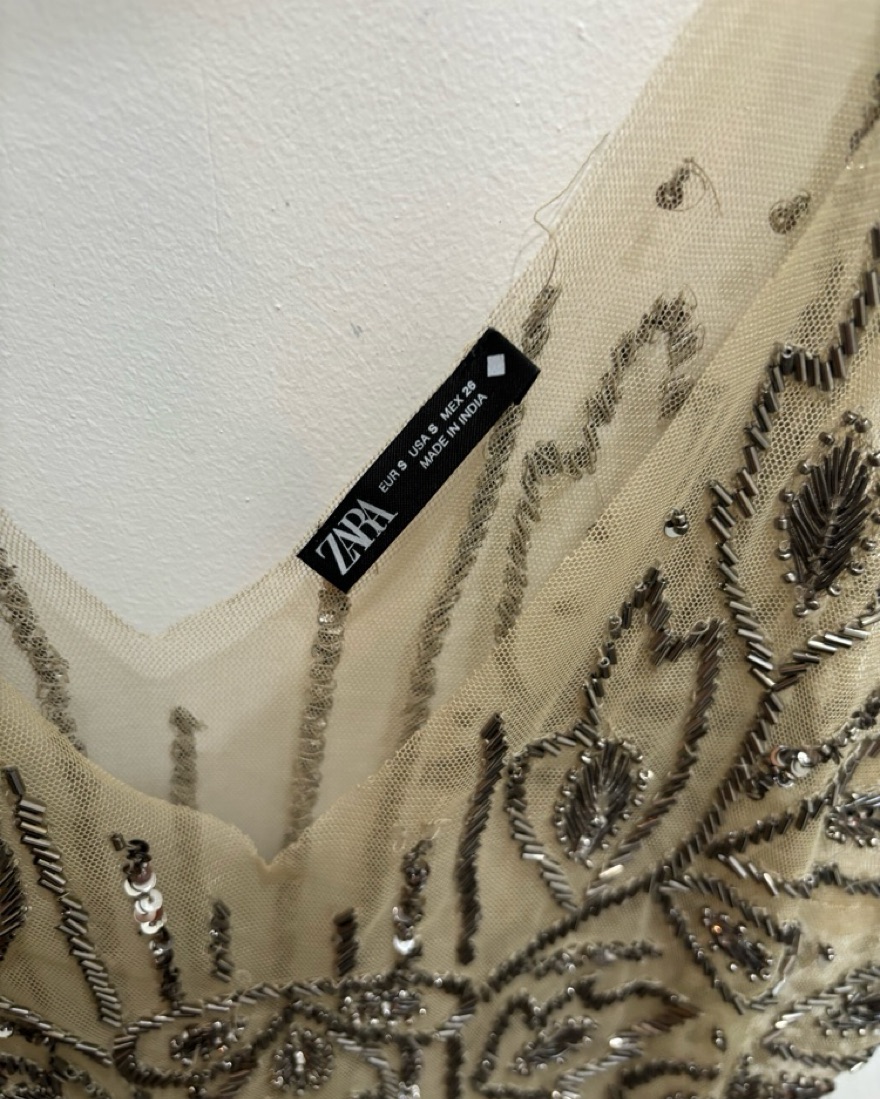 Zara Sequin Mini Dress by Zara - Pickle