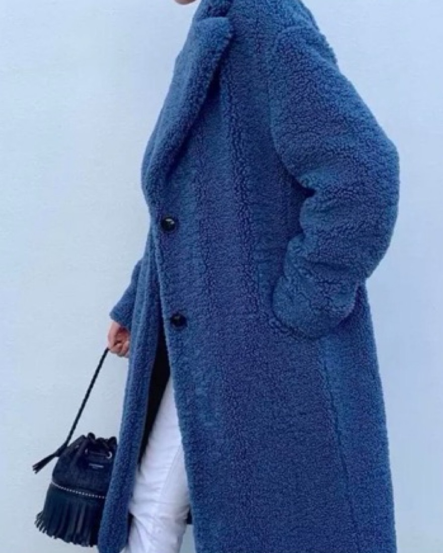 Zara Limited Edition Faux Shearling Coat - Image 5