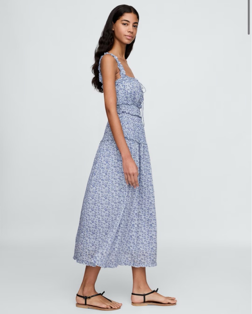 Gap × DÔEN Floral Midi Dress - Image 2