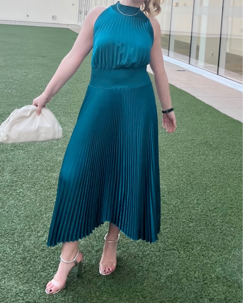 ALC Renzo dress In Turquoise by ALC - Pickle