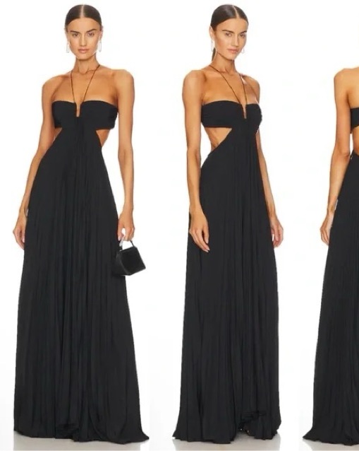 chinese dress ladies Anaak Airi Maxi Dress in Eclipse