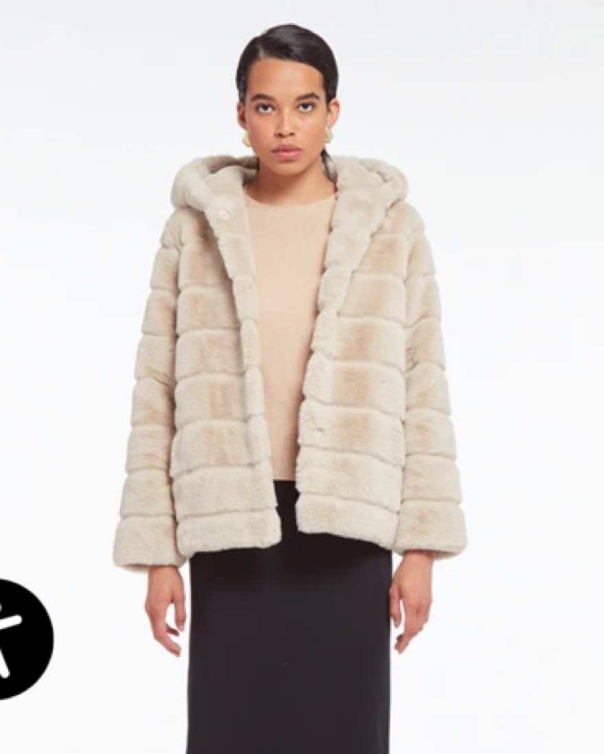 Faux Fur Coat - Image 1