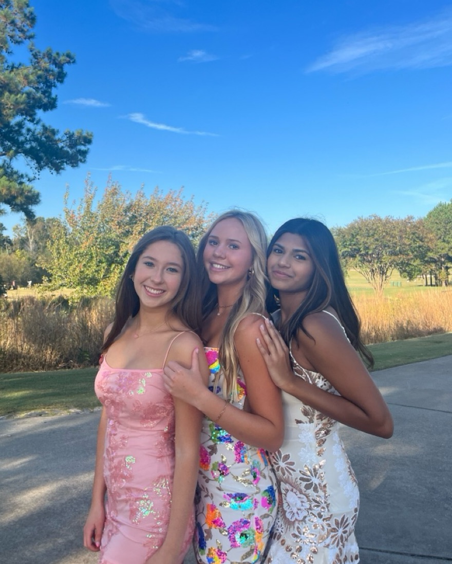 Flower And White Mini Dress - Image 4