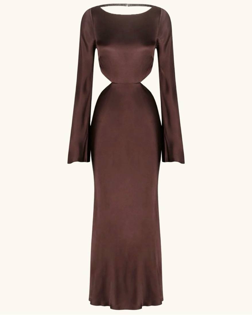 blue long velvet dress One sleeve velvet long dress Blue / US 10 main image 1