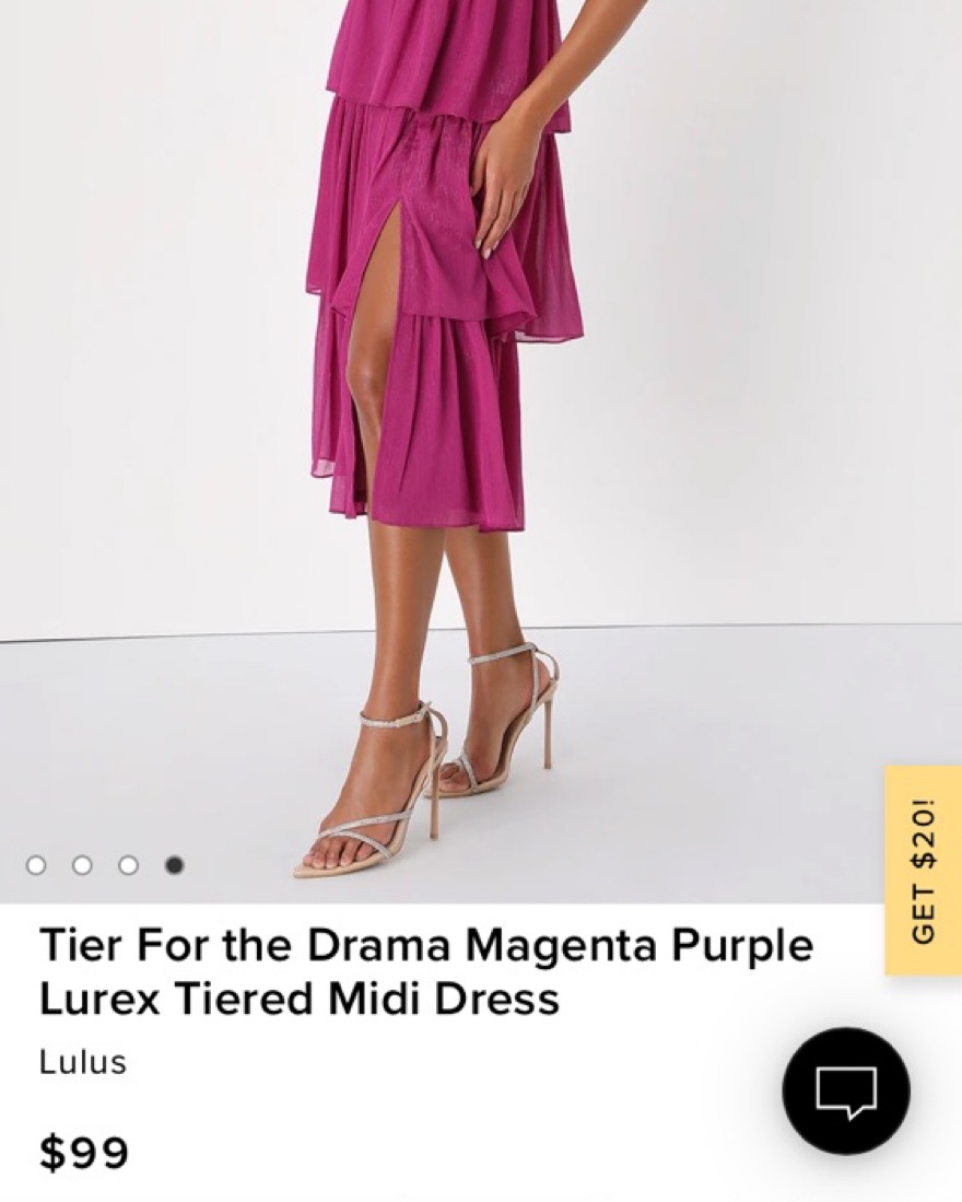 Lulus Midi Dress  - Image 3