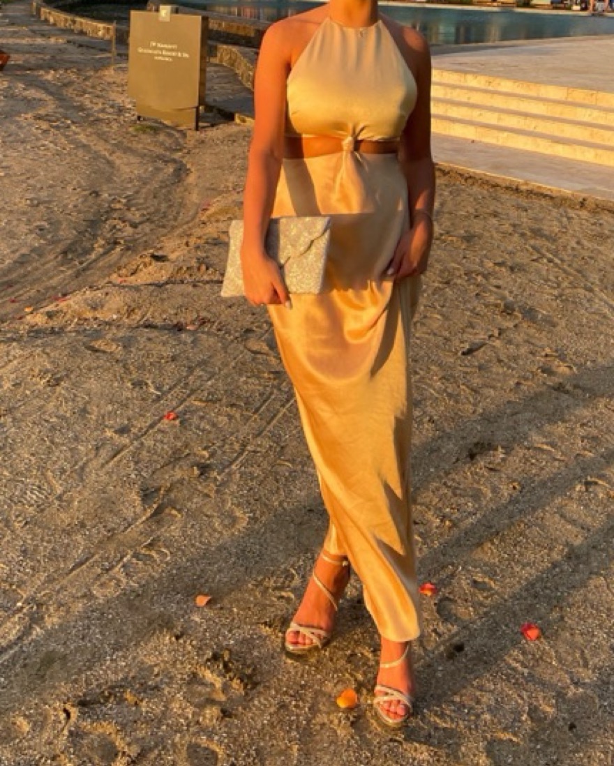 draped jersey maxi dress Women's Scarlett Asymmetric Draped Jersey Maxi Dress S/M/L/XL/Customize Red/Steel Blue MEAN BLVD Red / M
