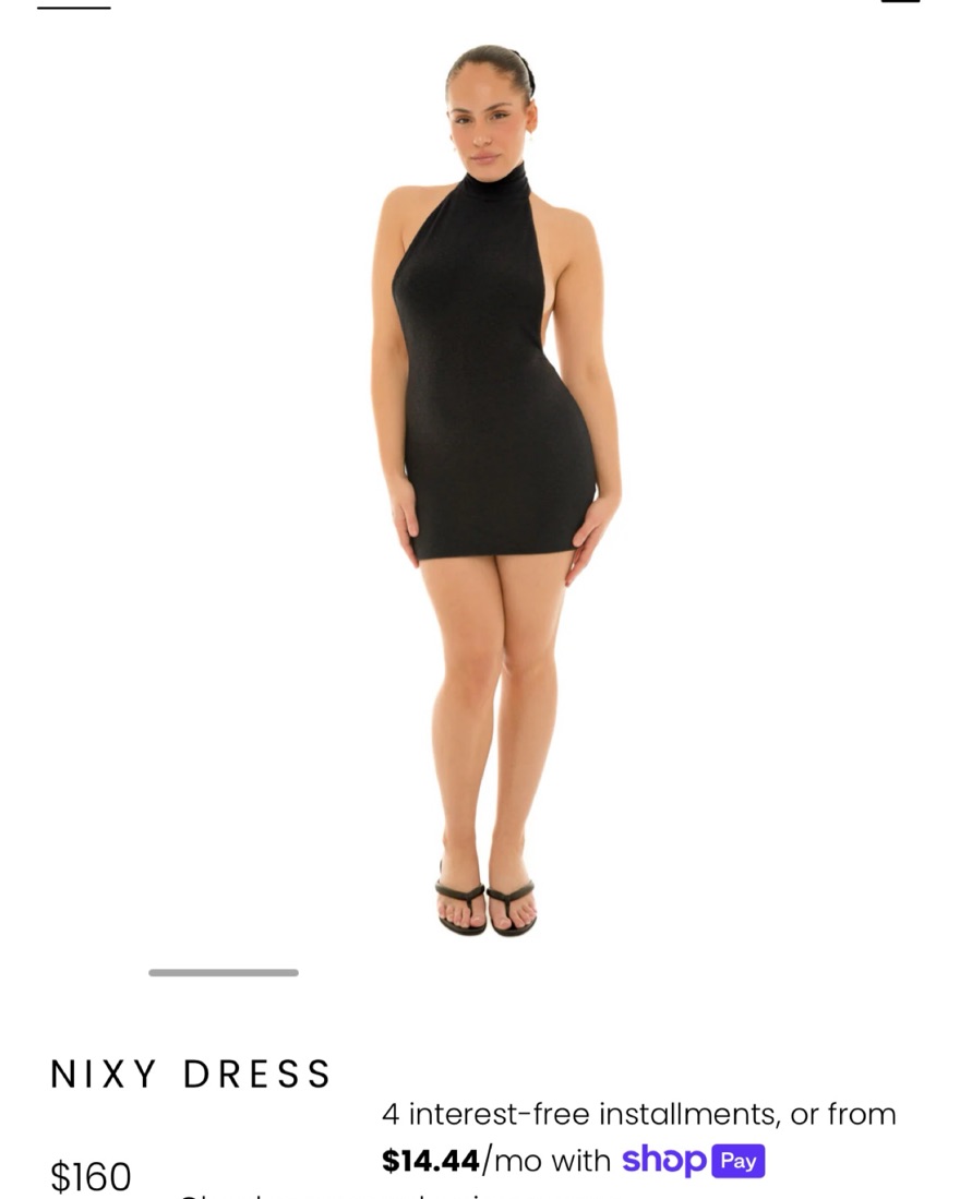 Are You Am I Blackless Dress - Image 5