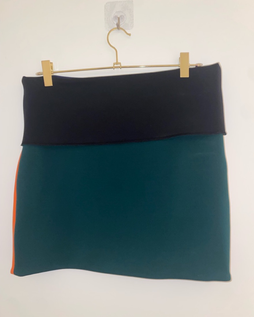 Orseund Iris Foldover Colorblock Skirt - Image 4