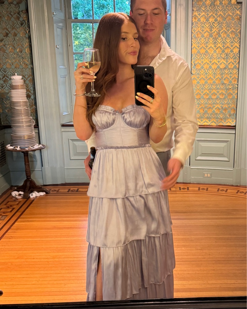 Purple Tiered Maxi Dress - Image 5