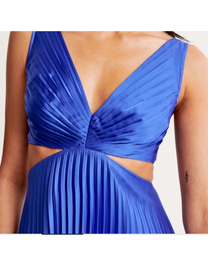 open lace back dress Ever-Pretty Empire Waist Ruffles Sleeve V-Neck Midi Chiffon Midi Dress