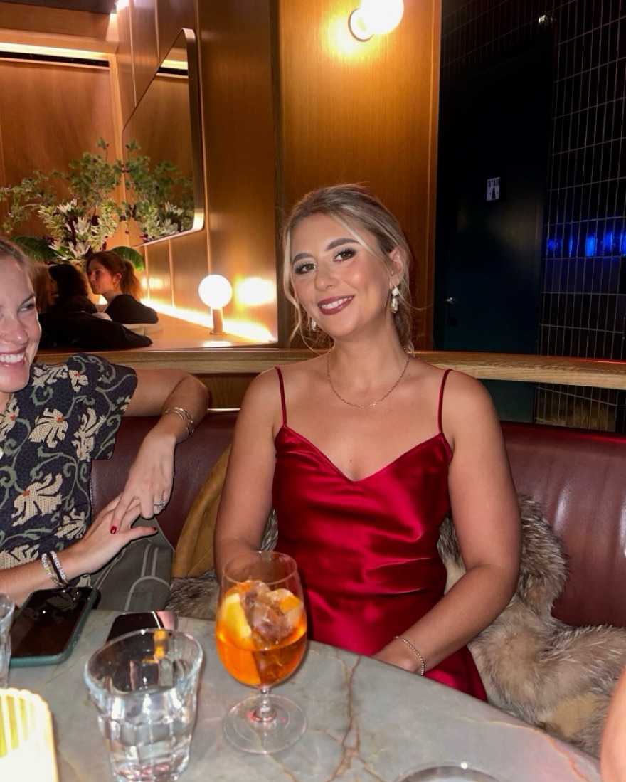 Red staud Gown - Image 2