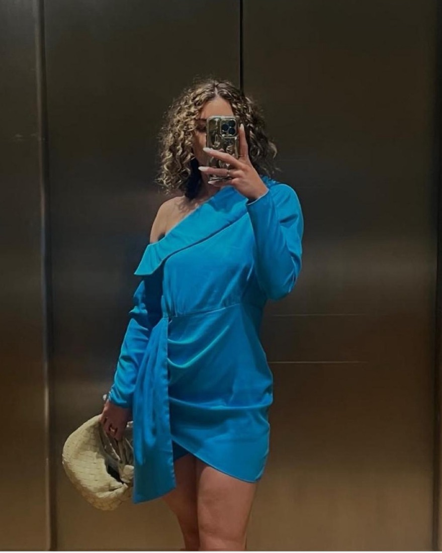 Saylor Cerulean Mini Dress by SAYLOR - Pickle