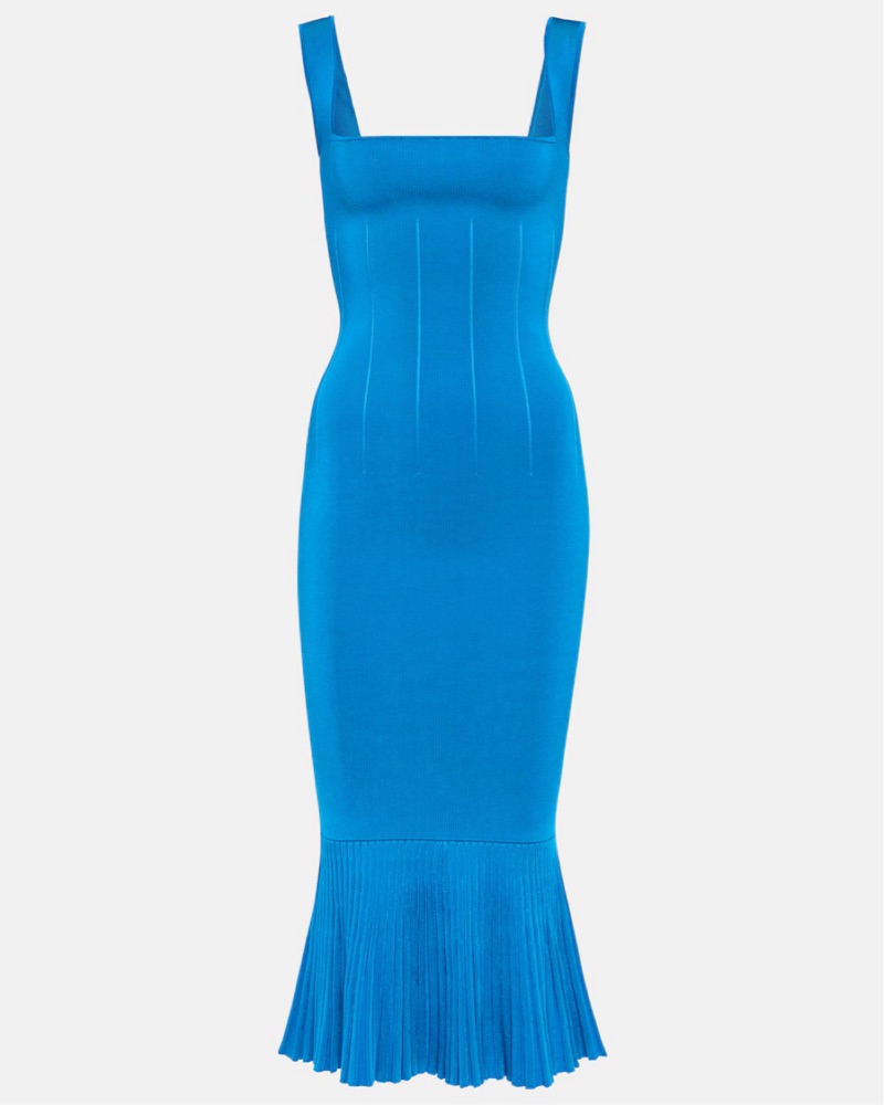Galvan Blue Midi Dress by Galvan London - Pickle