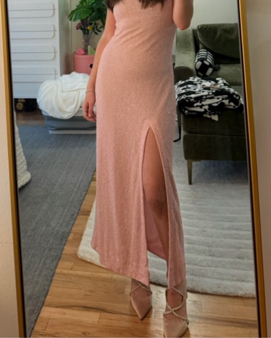 Staud Le Sable Pink Beaded Dress - Image 4