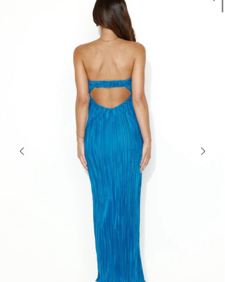sachin and babi light blue dress ASOS Premium Plunge Plisse Maxi Dress With Wired Trim Peplum in Black