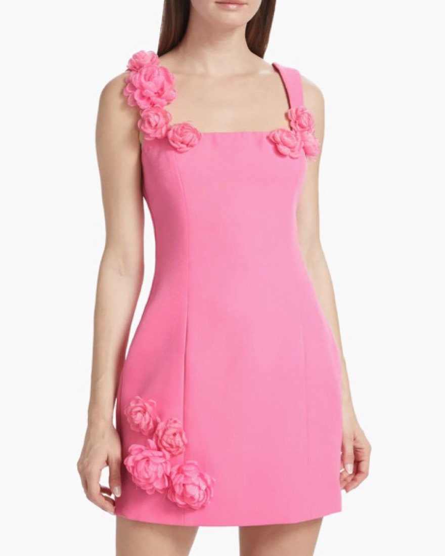 strapless open back dress Elliatt Roseate Midi Dress - Pink main image 0