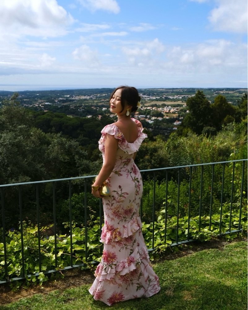 open lace back dress Off-Shoulder Floral Short Homecoming Dress main image 1