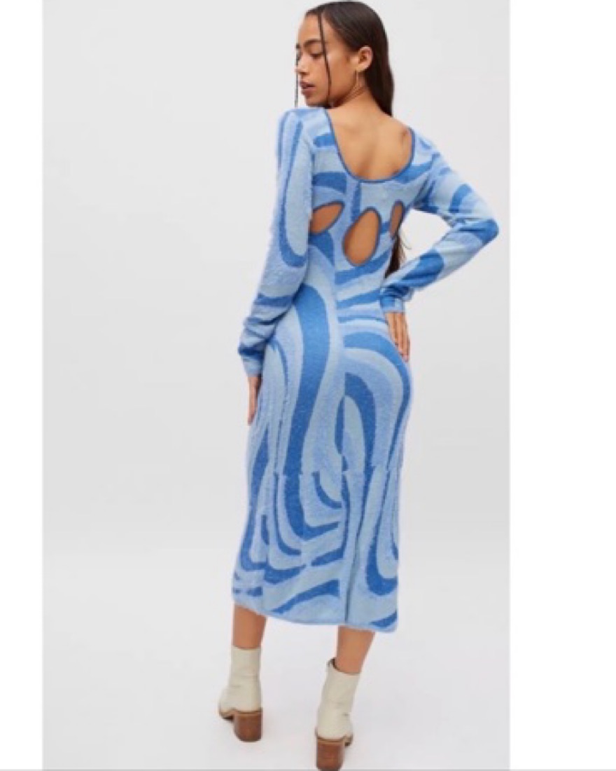 House of Sunny Blue Moon Midi Dress - Image 3
