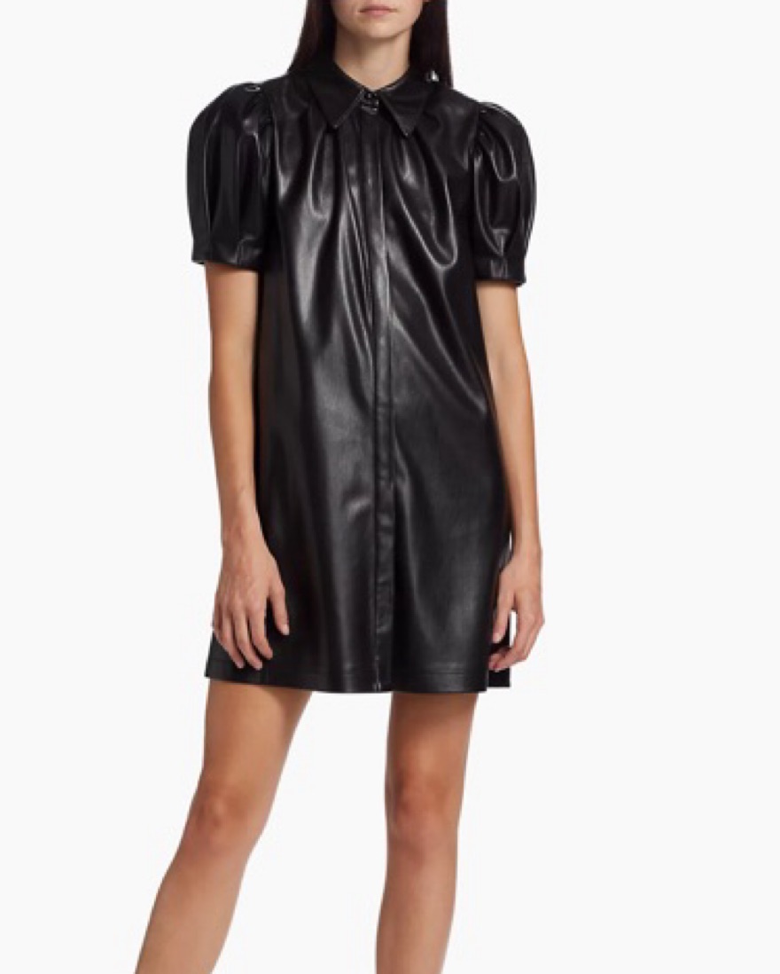 Alice and Olivia Leather Dress - Image 1