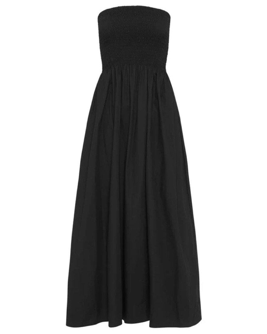 Faithfull The Brand Black Midi Dress by Faithfull The Brand - Pickle