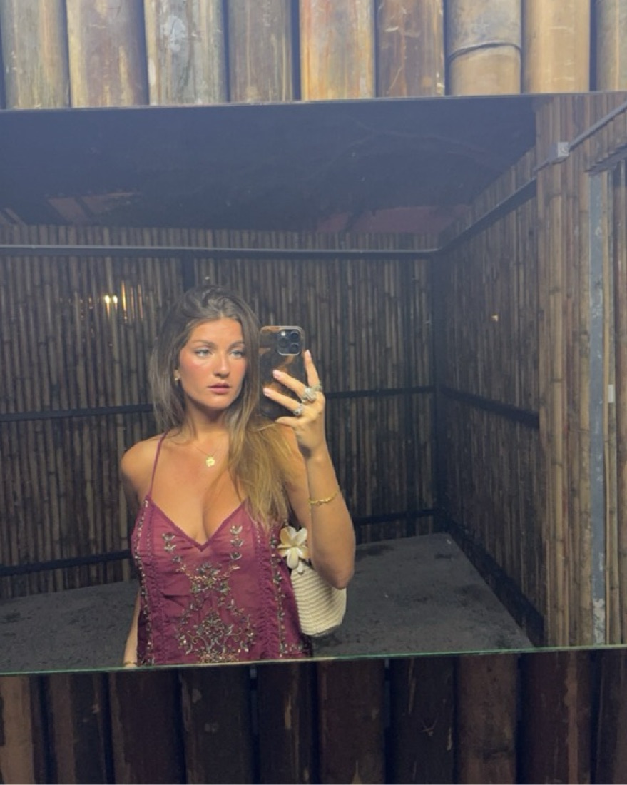 Free People Sequin Mini Slip Dress - Image 3