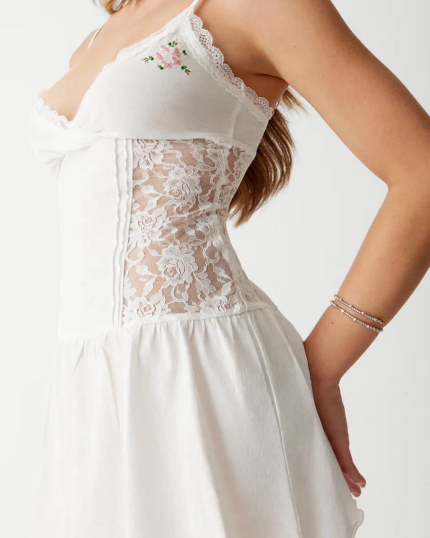 Frankies Bikinis Donna Embroidered Dress - Image 2