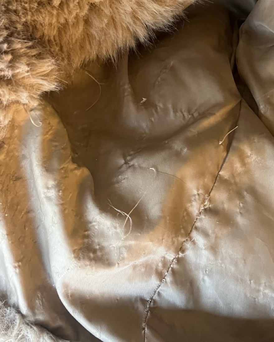 Zara Hooded Fur Coat - Image 3