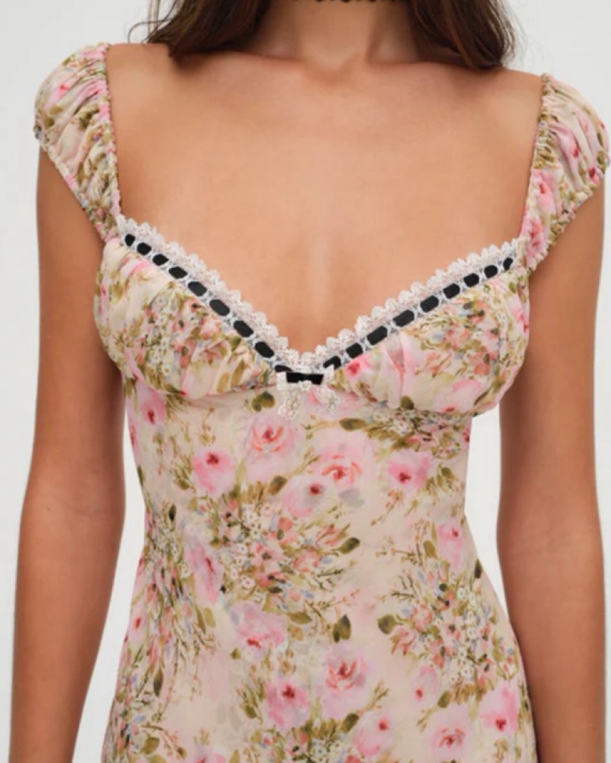 Emmaline Maxi Dress by For Love & Lemons - Pickle