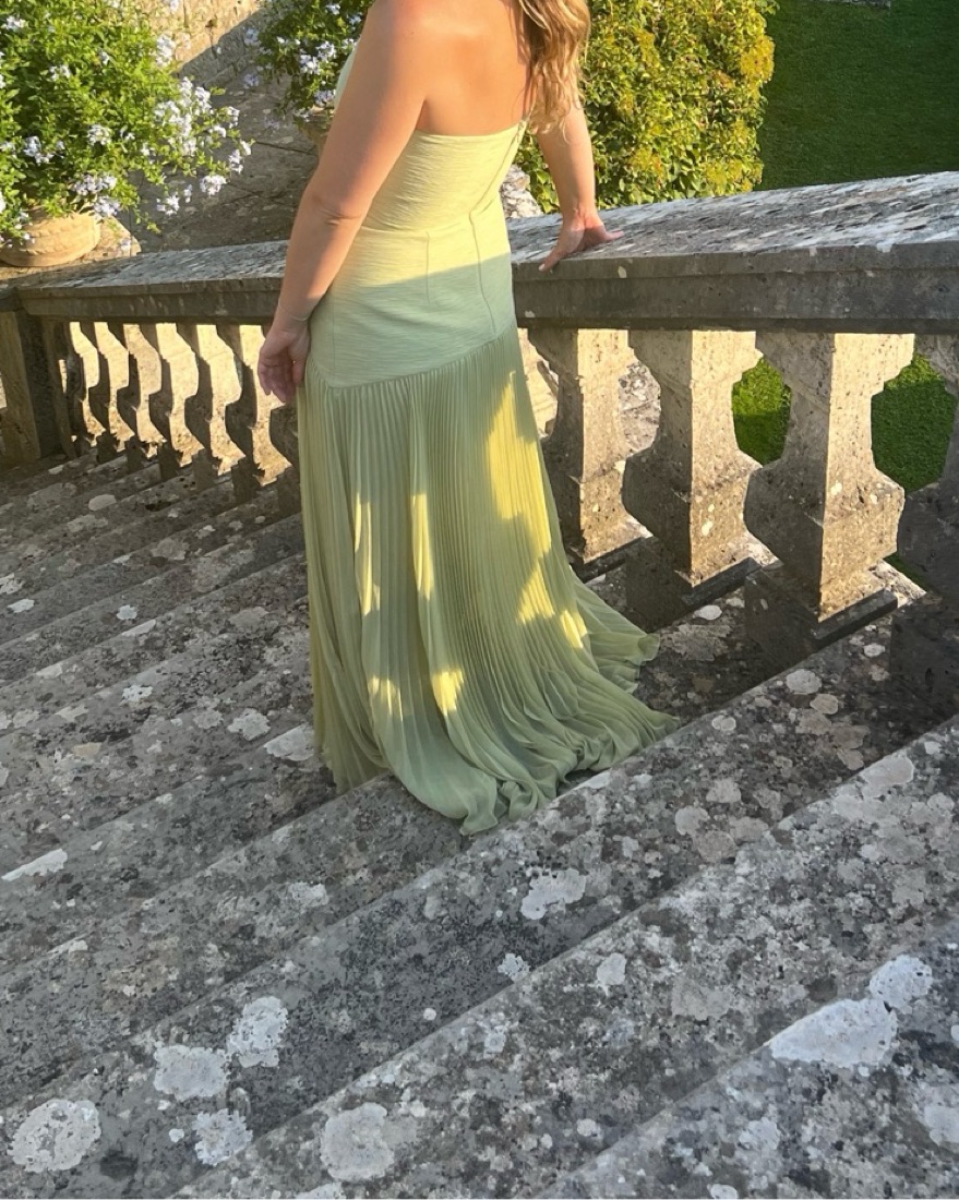 green emerald velvet dress Cosmo Mini Dress Sage Green main image 0