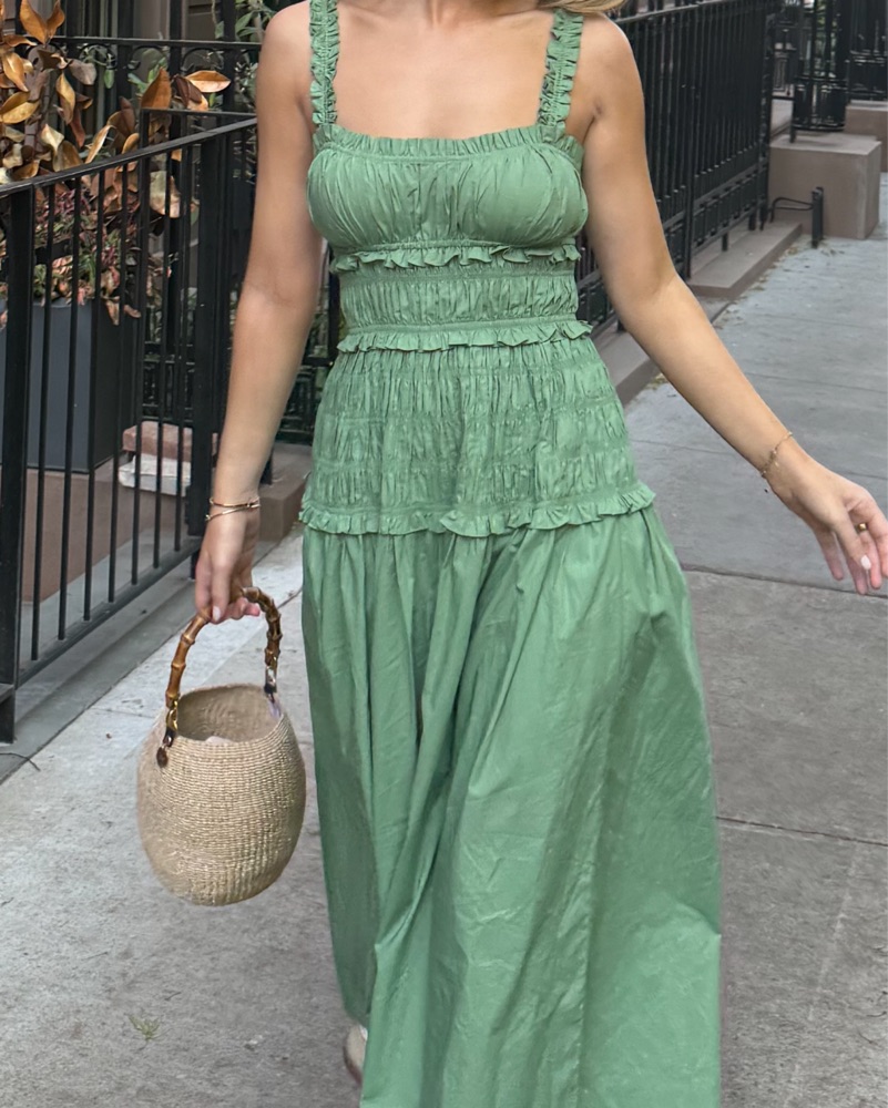 slim fit dress slacks Dôen Organic Cotton Quinn Midi Dress main image 1