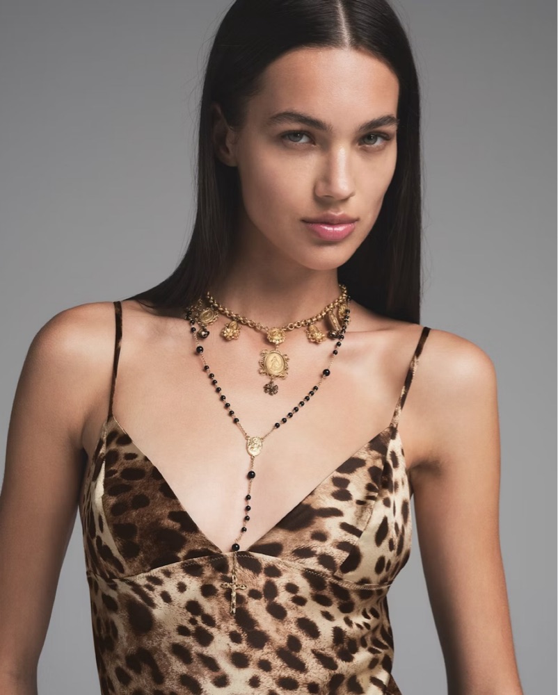 knee length dresses for ladies Dolce & Gabbana x Skims Leopard-Print Bodycon Mini Dress