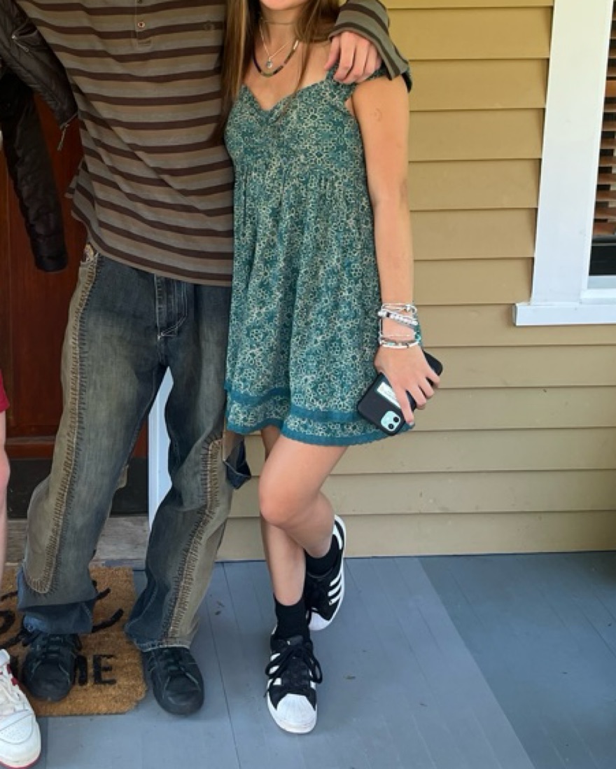 Free People Teal Flowy Mini Dress by Free People - Pickle