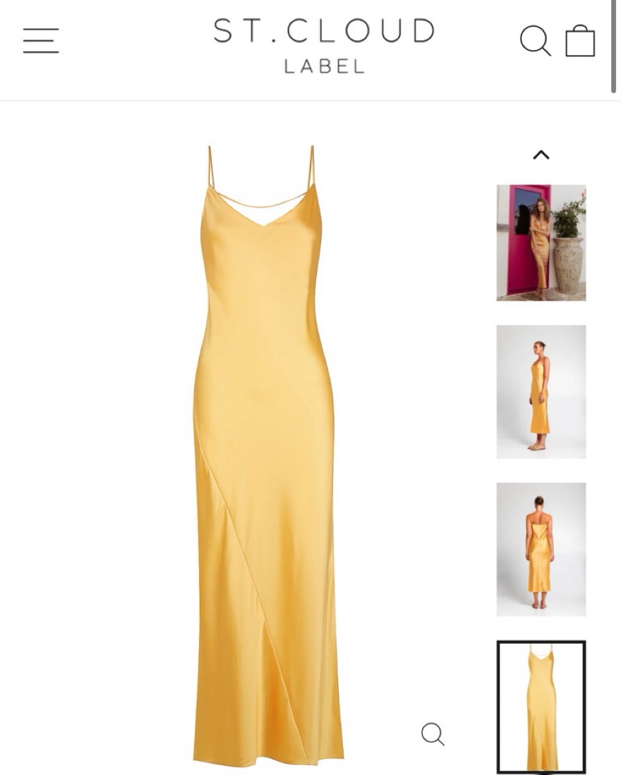 Yellow St Cloud The Label Dress - Image 1