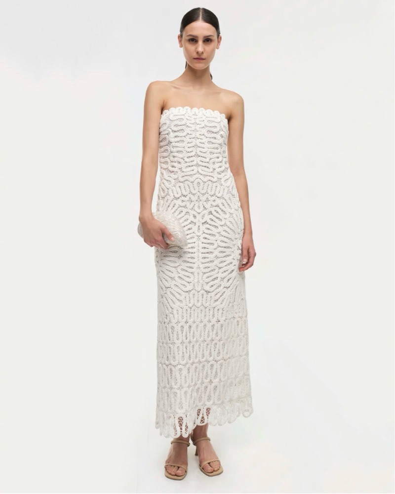 $1,300 Simkhai Elise Dress by Jonathan Simkhai - Pickle