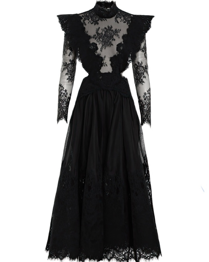 chinese dress ladies Lace-Up Back Long Sequin-Lace Prom Dress– PromGirl main image 1