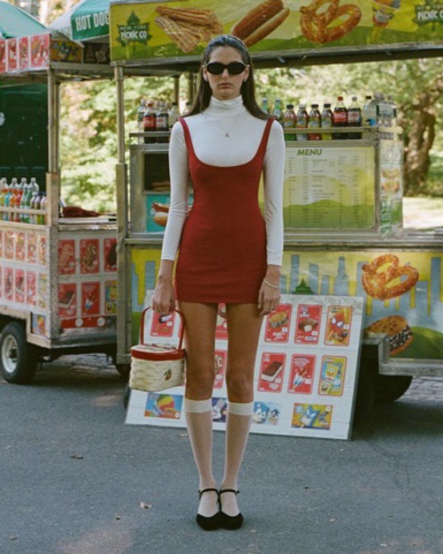 Mirror Palais Lady Di Rouge Dress by Mirror Palais - Pickle