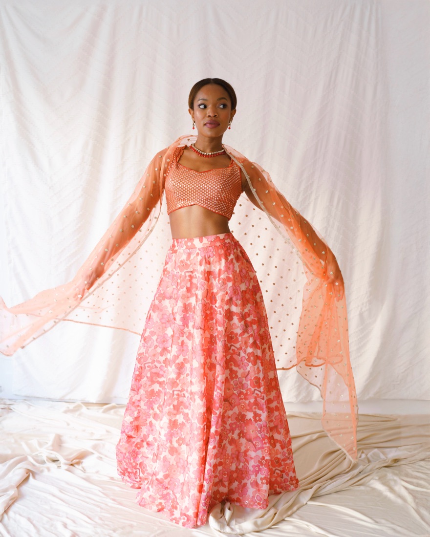 Rooh (Pink) Lehenga (L)  - Image 2