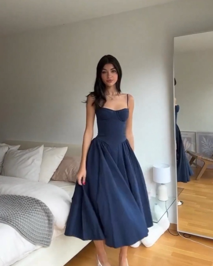 House Of CB Samaria Navy Dress by House of CB - Pickle
