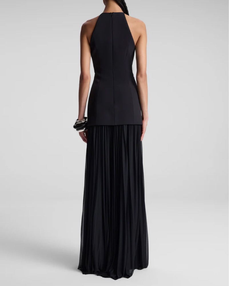 chinese dress ladies Lana High Neck Maxi Dress in Black – Significant Other