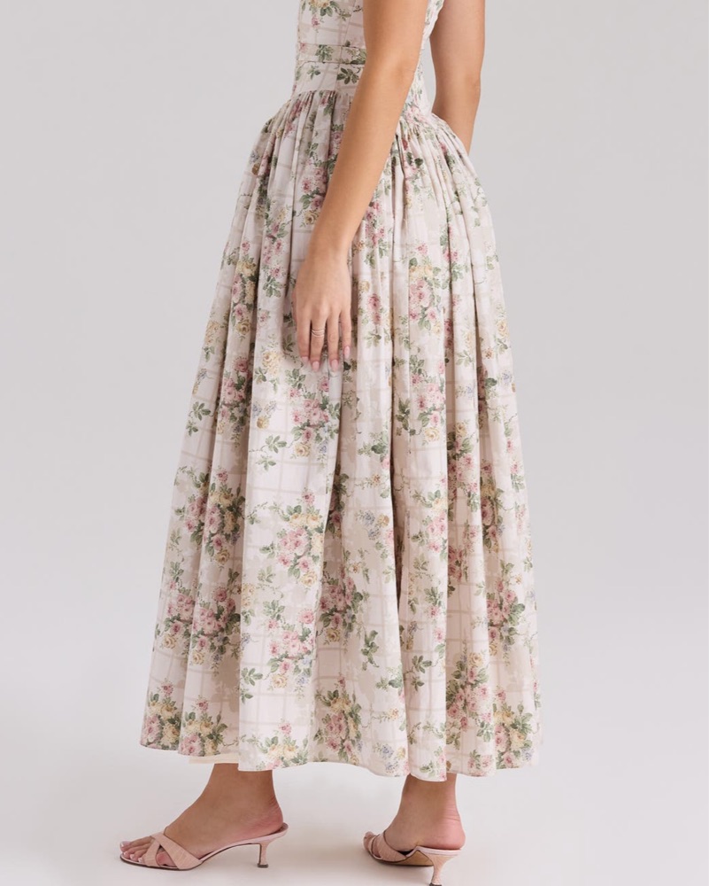 House Of CB Romantic Floral Midi Dress by House of CB - Pickle