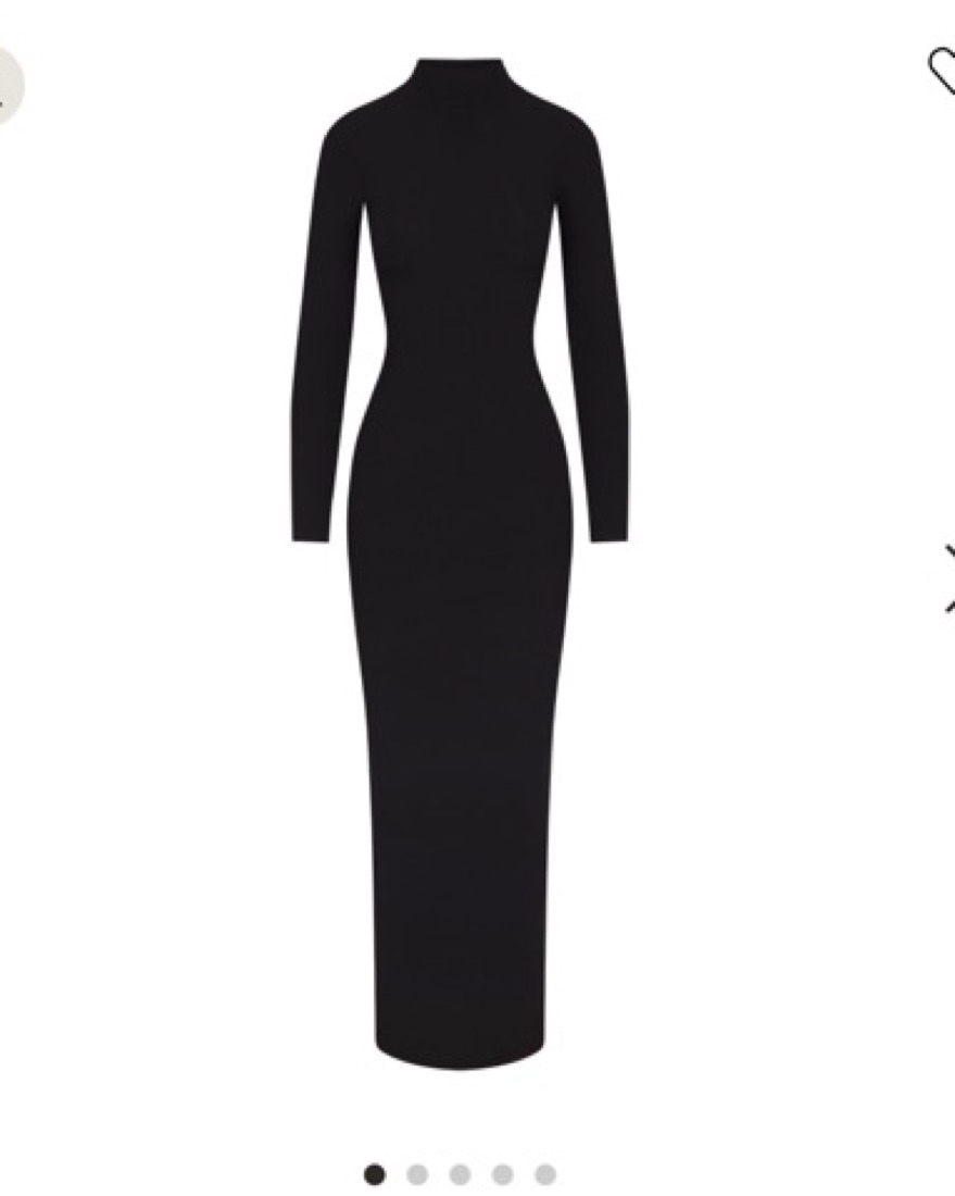 SKIMS Turtleneck Long Dress - Image 1
