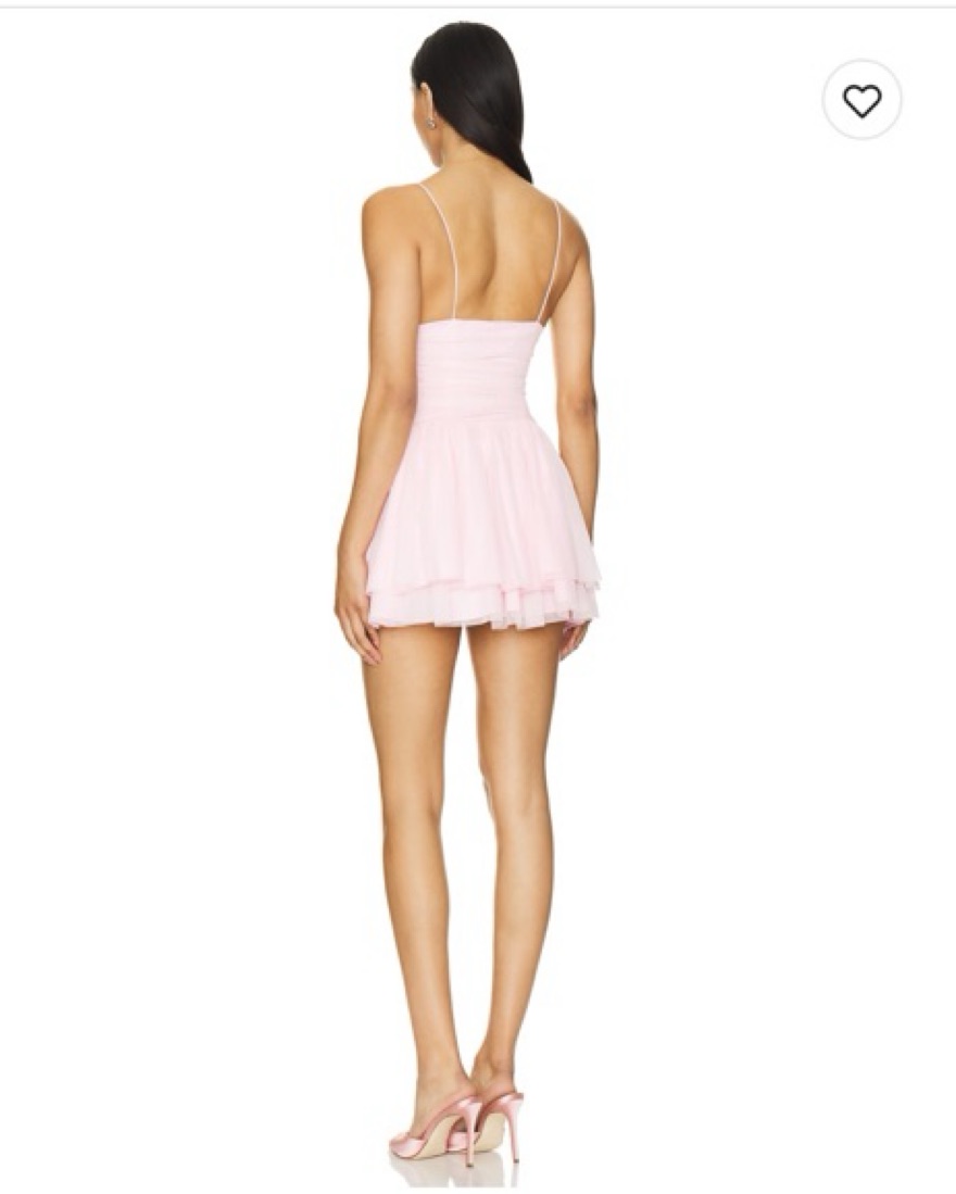 strapless open back dress KAIRI MINI DRESS main image 0