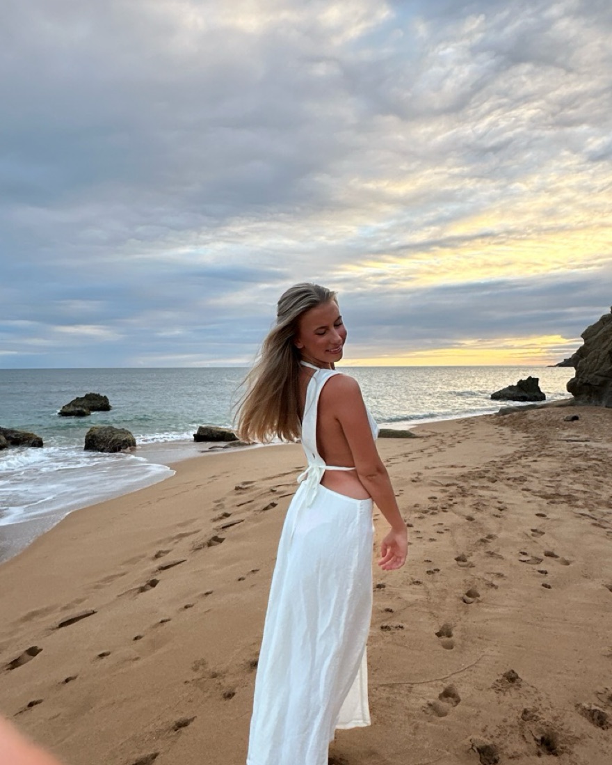 Cult Gaia Heidi Cut-out Linen Dress - Image 3