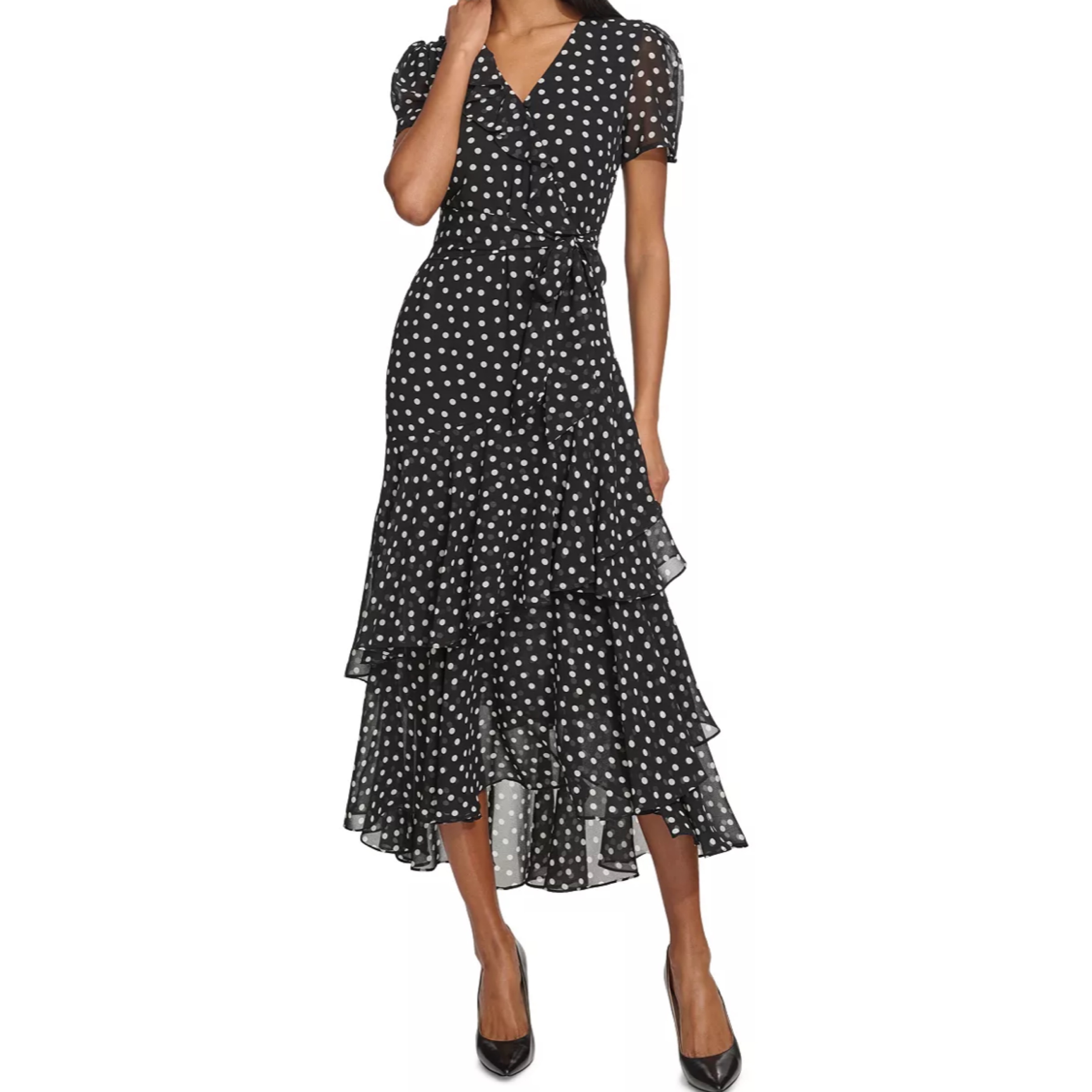 chinese dress ladies Karl Lagerfeld Paris Womens Tiered Long Maxi Dress Orange XS, Ginger at  Amazon Women's Clothing store